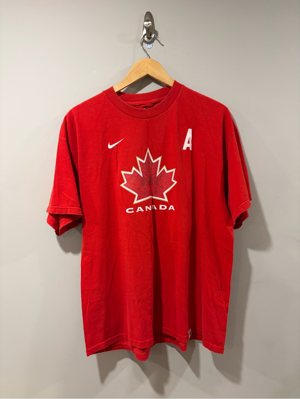 Nike Team Canada Sidney Crosby #87 Hockey T-Shirt Red Men’s XL